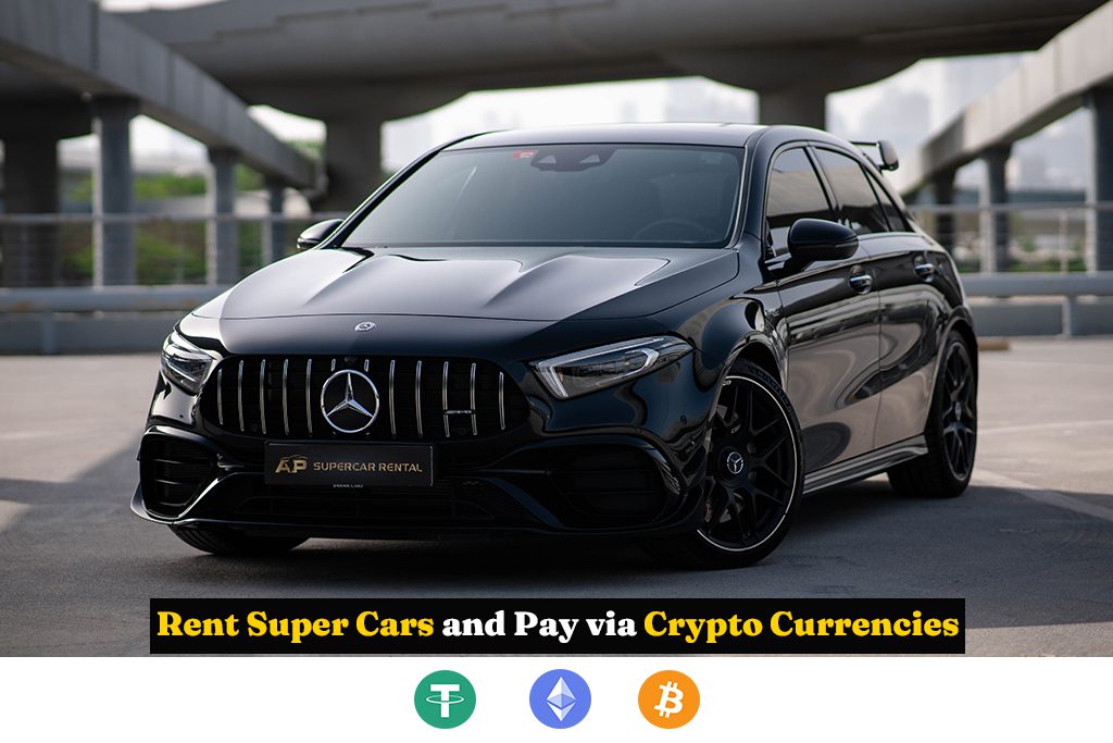 Hire Exotic Luxurious Super Cars on Rent in Dubai and pay via crypto currencies