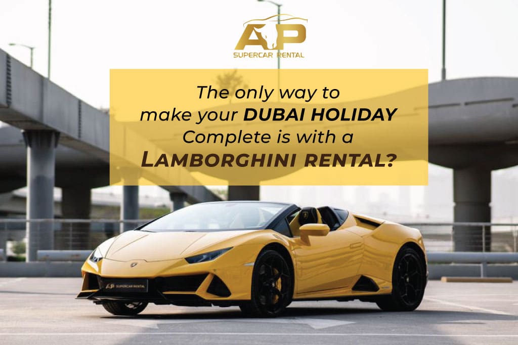 Rent lamborghini in dubai