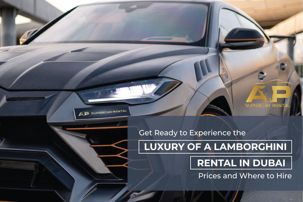 Rent lamborghini in dubai