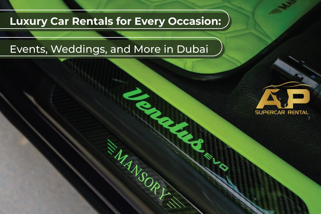 Luxury car rental in dubai