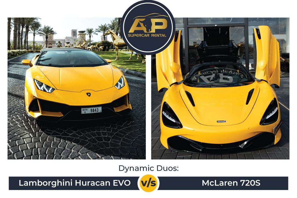 Dynamic Duos: Lamborghini Huracan EVO vs. McLaren 720S