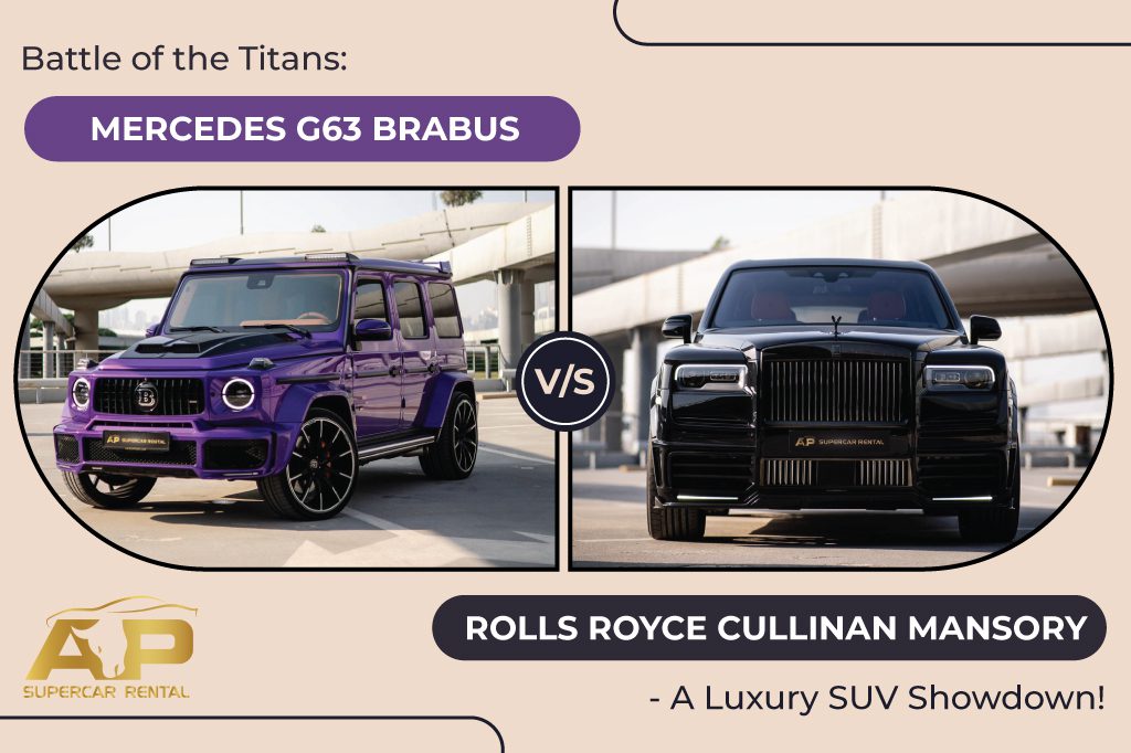 Battle of the Titans: Mercedes G63 Brabus vs. Rolls Royce Cullinan Mansory – A Luxury SUV Showdown!