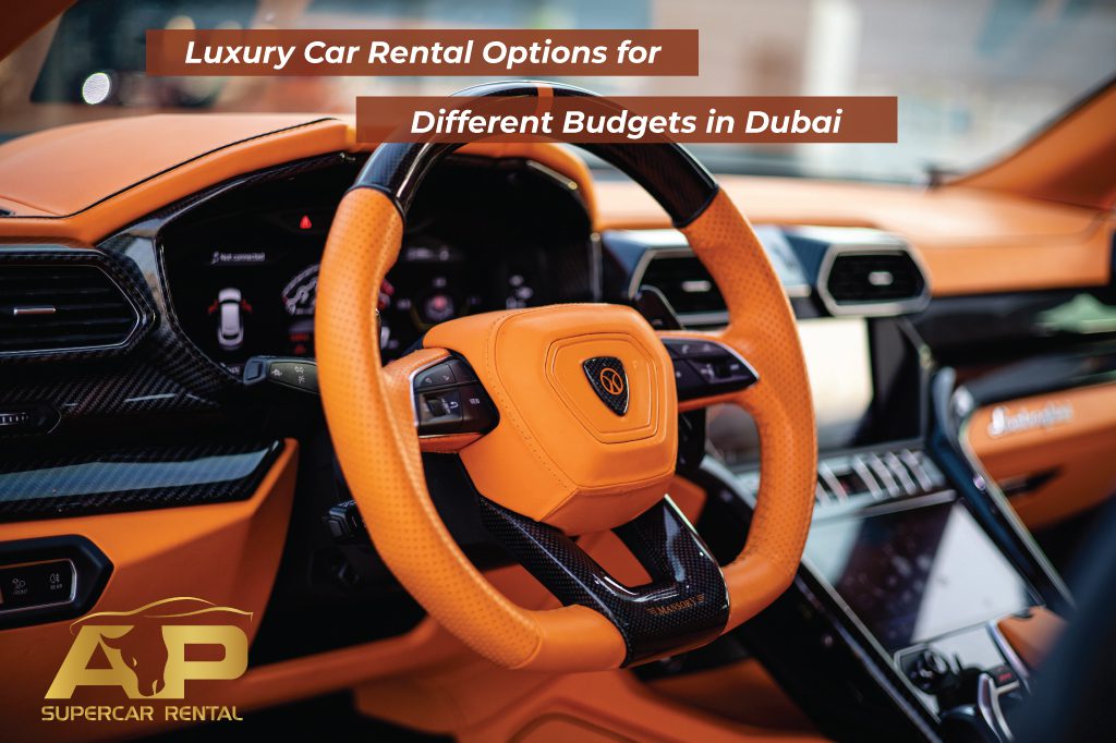 Luxury car rental in dubai